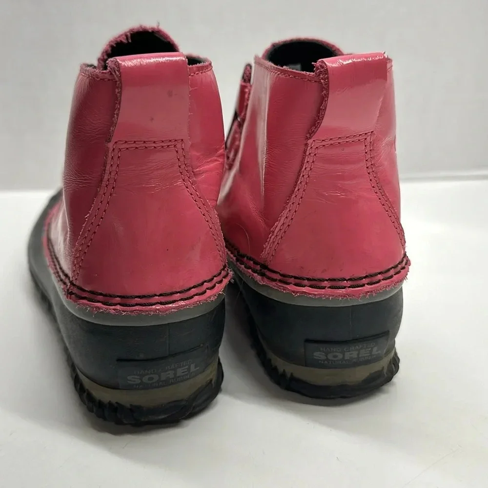 Sorel Duck Boots Lace Up Out N About Waterproof Winter Boot Shoes Pink Size 6